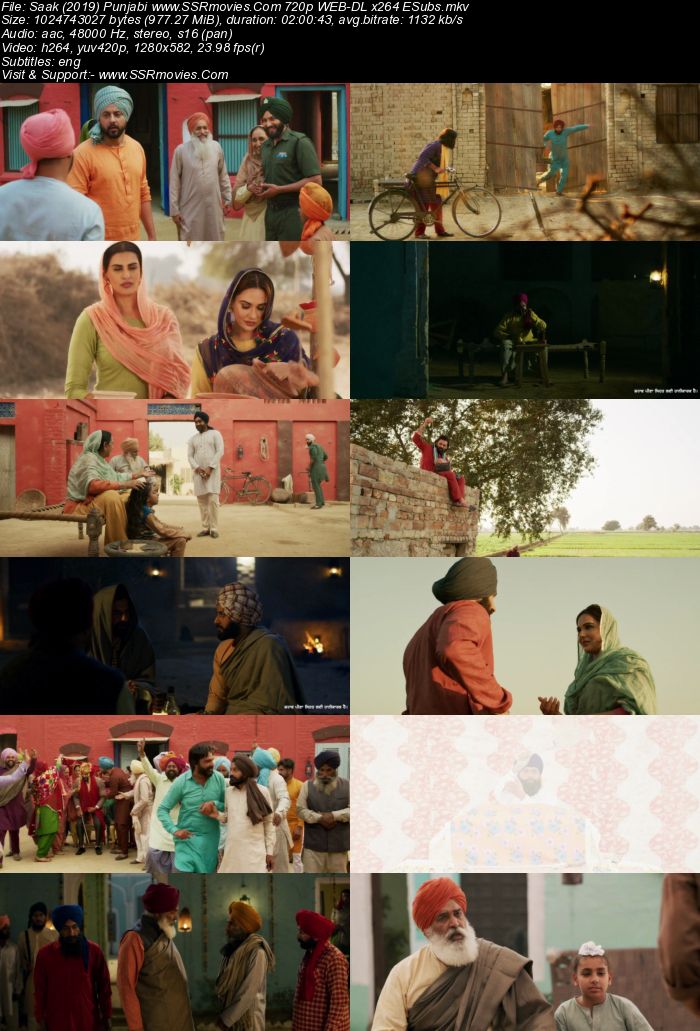 Saak (2019) Punjabi 480p WEB-DL x264 350MB ESubs Movie Download