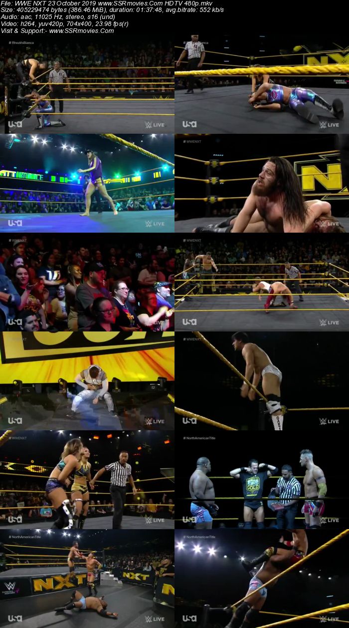 WWE NXT 23 October 2019 HDTV 480p Full Show Download