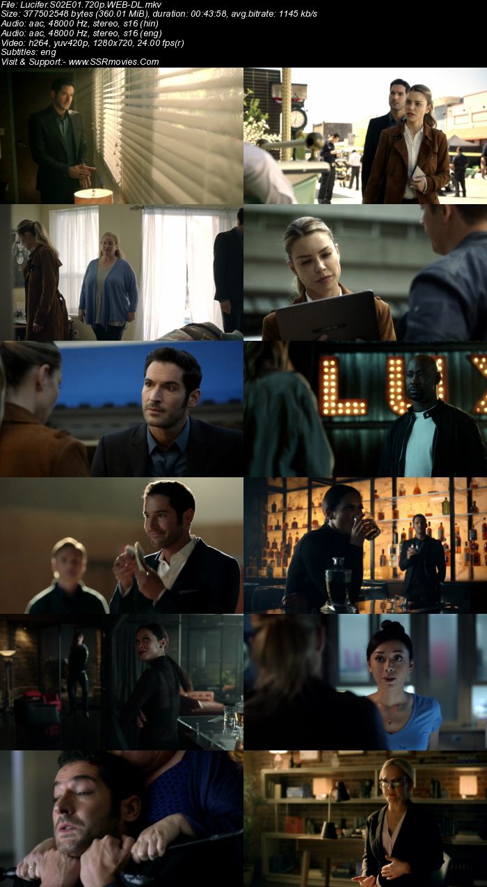 Lucifer S02 Complete Hindi 720p 480p WEB-DL x264 6.3GB ESubs Download