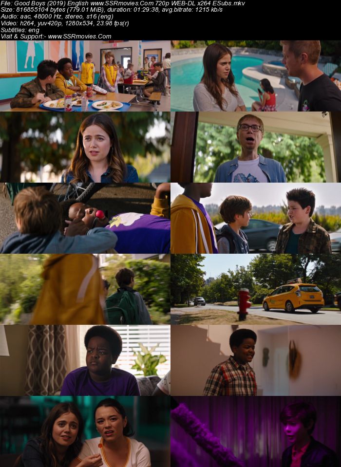 Good Boys (2019) English 720p WEB-DL x264 750MB ESubs Movie Download