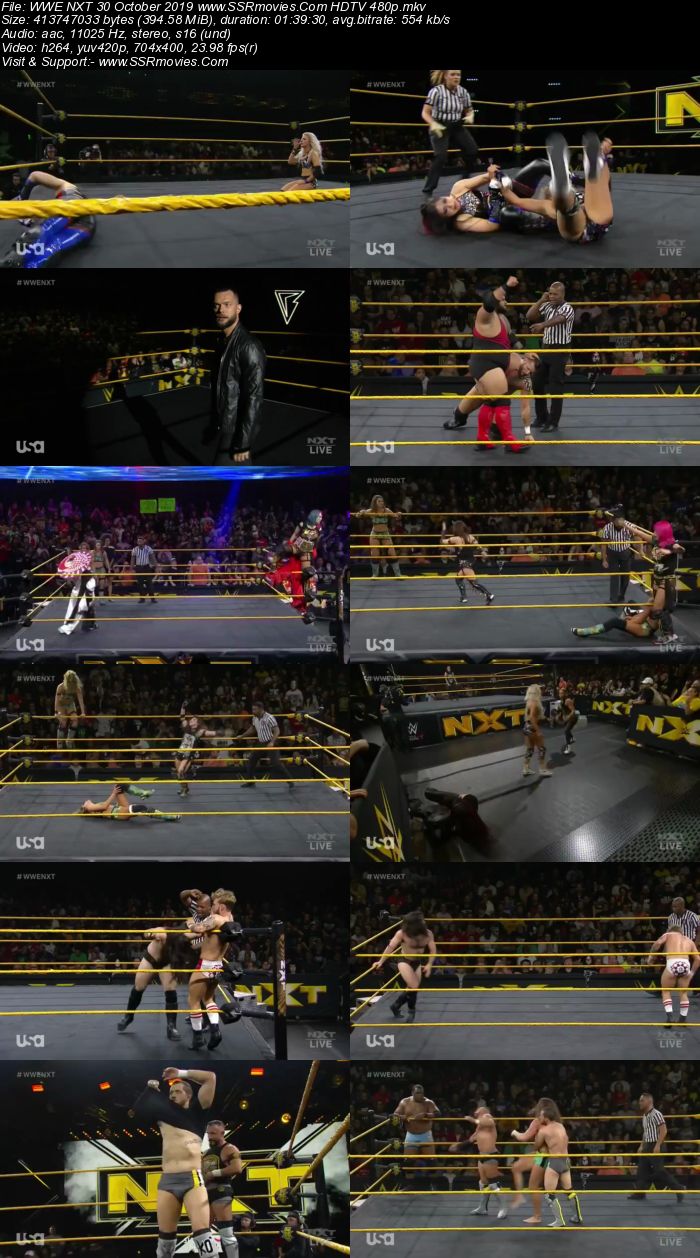 WWE NXT 30 October 2019 HDTV 480p Full Show Download