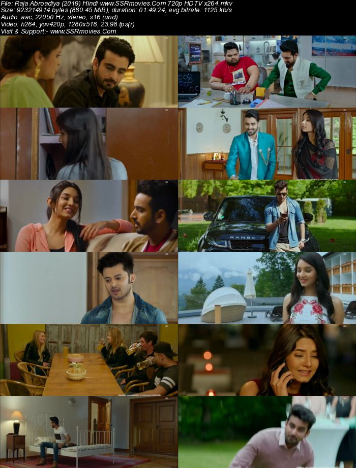 Raja Abroadiya (2019) Hindi 720p HDTV x264 850MB Movie Download