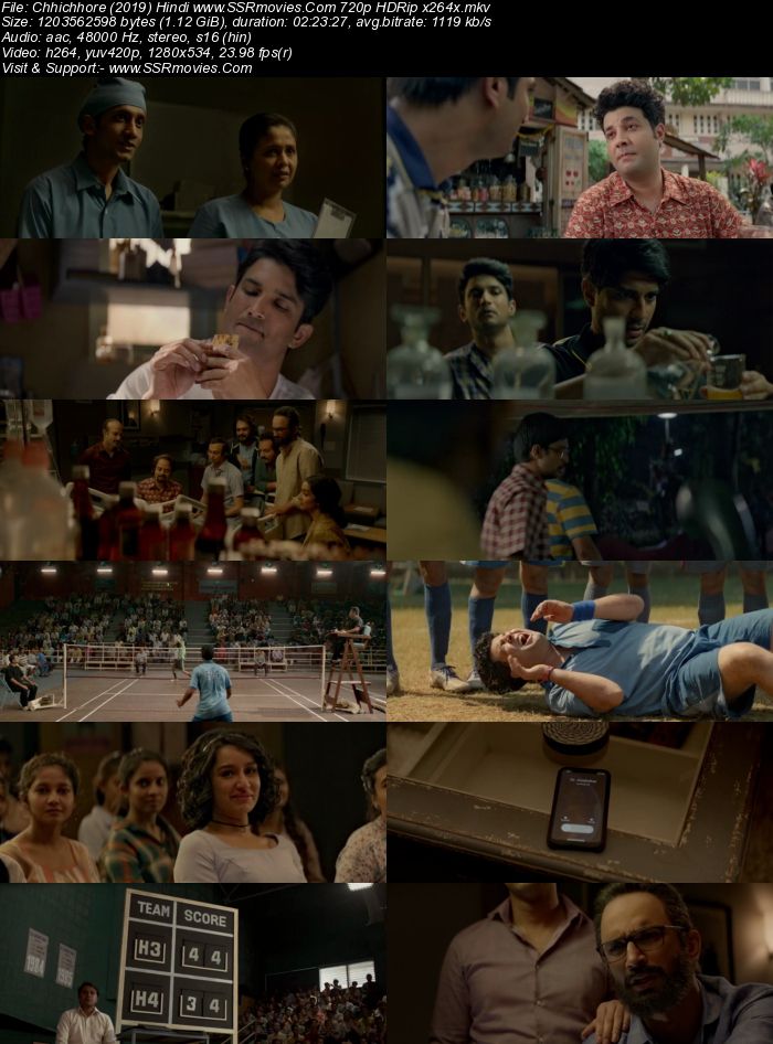 Chhichhore (2019) Hindi 480p WEB-DL x264 450MB Full Movie Download