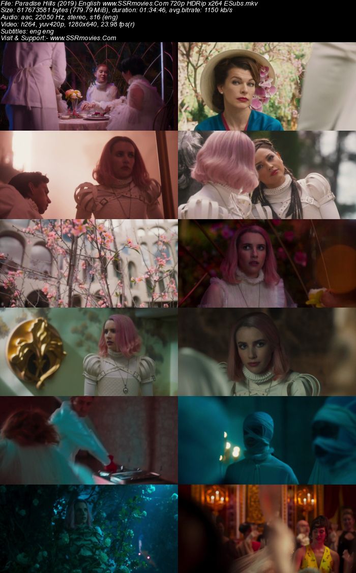 Paradise Hills (2019) English 720p HDRip x264 750MB ESubs Movie Download