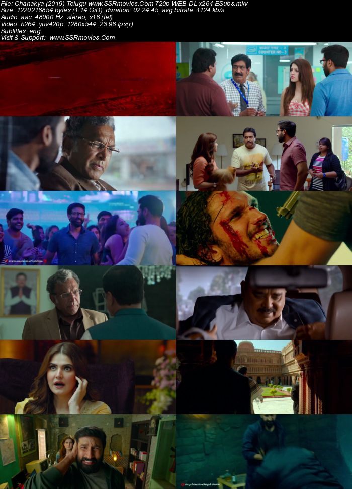Chanakya (2019) Telugu 480p WEB-DL x264 450MB ESubs Movie Download