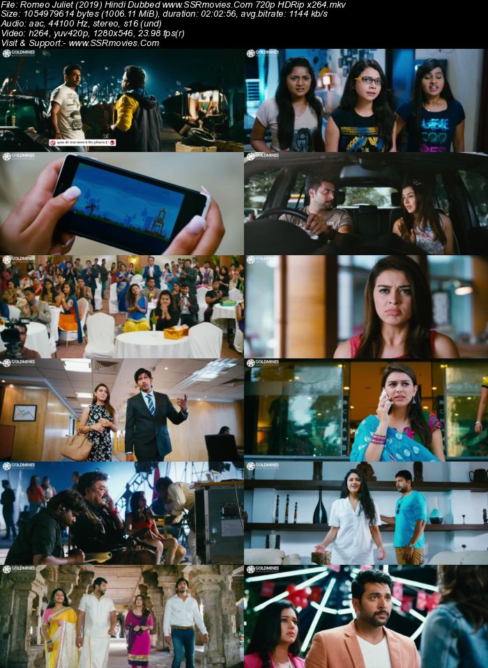 Romeo Juliet (2019) Hindi Dubbed 480p HDRip x264 350MB Movie Download