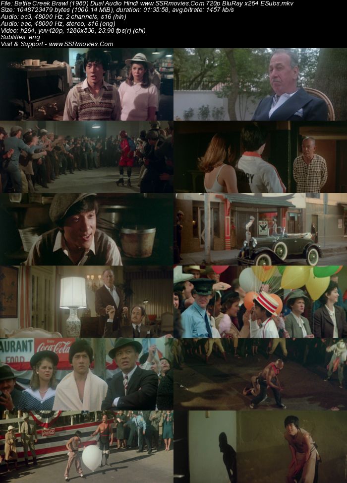 Battle Creek Brawl (1980) Dual Audio Hindi 720p BluRay 1GB ESubs Movie Download