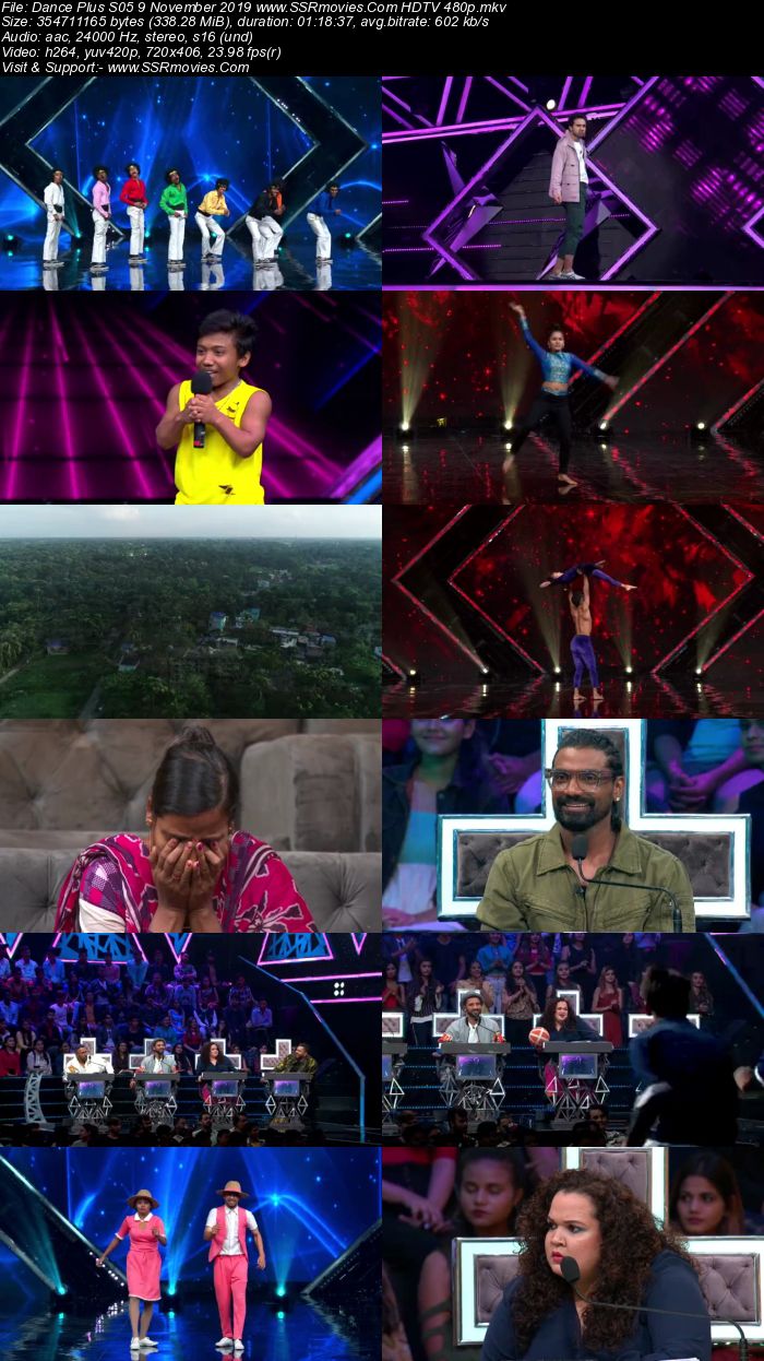 Dance Plus S05 9 November 2019 HDTV 480p 720p Download