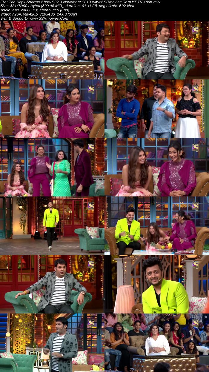 The Kapil Sharma Show S02 9 November 2019 Full Show Download HDTV HDRip 480p