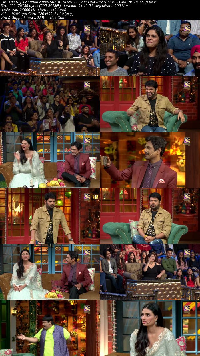 The Kapil Sharma Show S02 10 November 2019 Full Show Download HDTV HDRip 480p