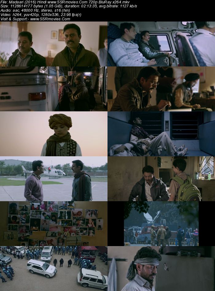 Madaari (2016) Hindi 480p BluRay x264 400MB Movie Download