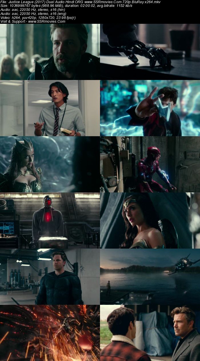 Justice League 2017 Dual Audio Hindi ORG 1080p 720p 480p BluRay x264 ESubs Full Movie Download