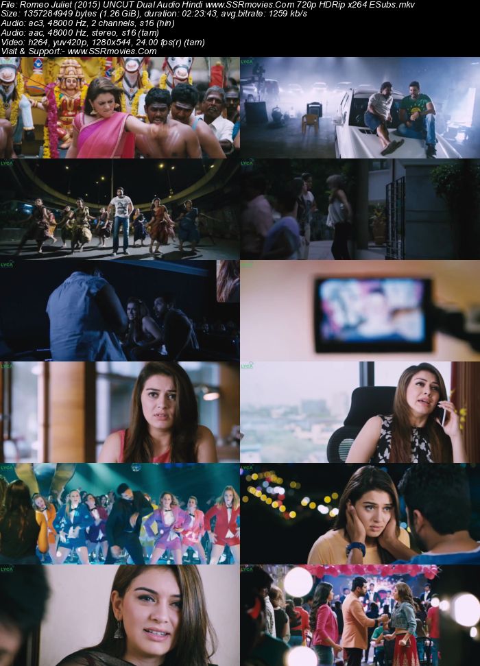 Romeo Juliet (2015) UNCUT Dual Audio Hindi 480p HDRip 450MB ESubs Movie Download