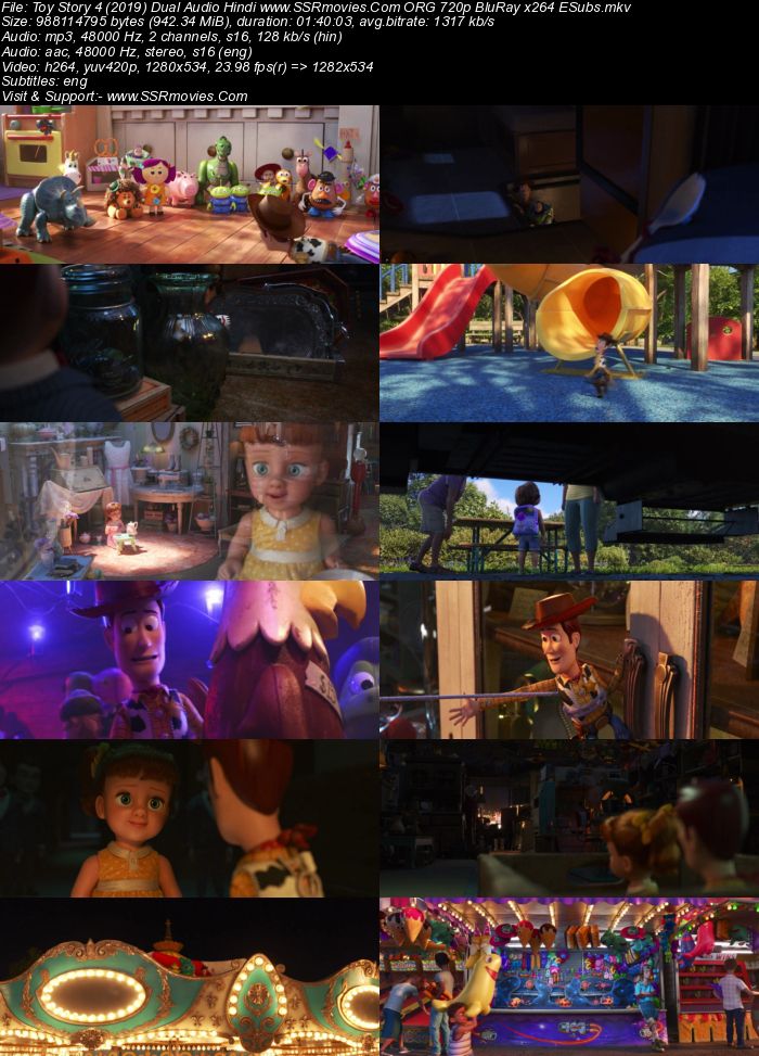 Toy Story 4 (2019) Dual Audio Hindi ORG 720p BluRay 900MB ESubs Movie Download