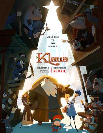 Klaus (2019) Dual Audio Hindi ORG 480p WEB-DL x264 300MB ESubs Movie Download