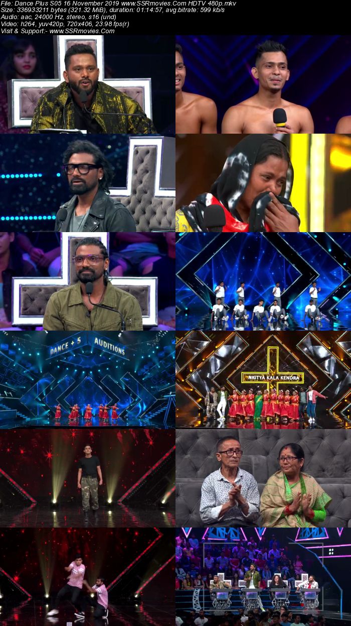 Dance Plus S05 16 November 2019 HDTV 480p 720p Download