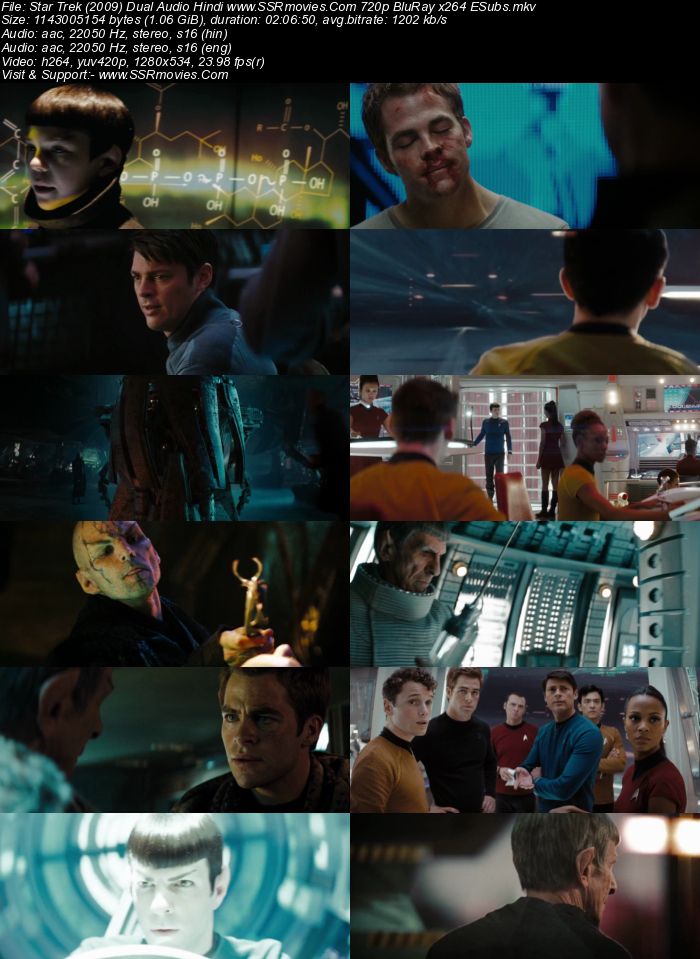 Star Trek 2009 Dual Audio Hindi ORG 1080p 720p 480p BluRay x264 ESubs Full Movie Download