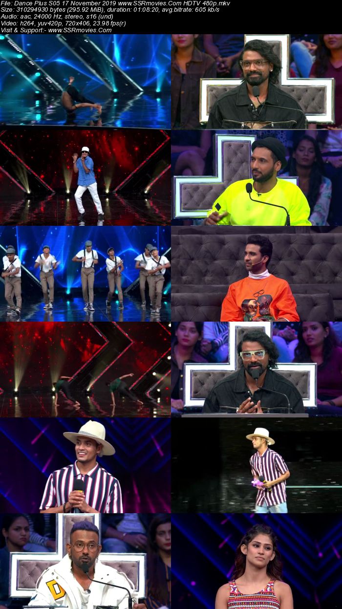 Dance Plus S05 17 November 2019 HDTV 480p 720p Download