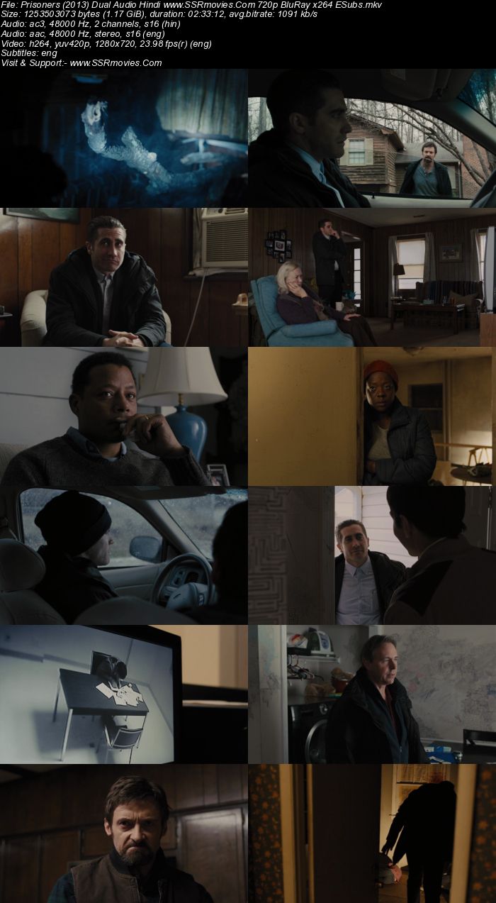 Prisoners (2013) Dual Audio Hindi 480p BluRay x264 500MB ESubs Movie Download