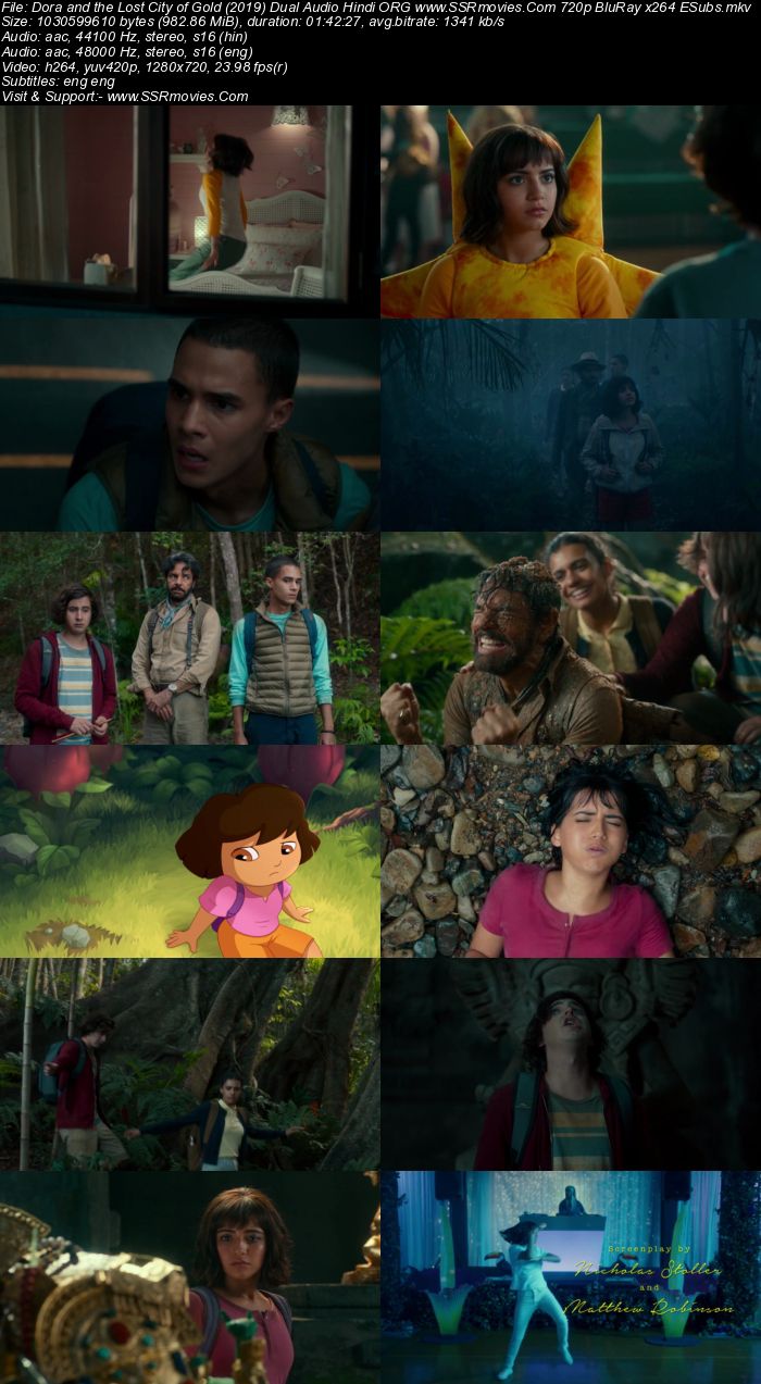 Dora and the Lost City of Gold (2019) Dual Audio Hindi 720p BluRay ESubs Movie Download