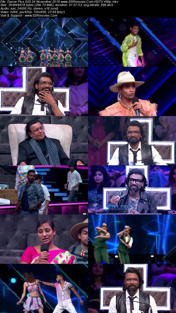 Dance Plus S05 24 November 2019 HDTV 480p 720p Download