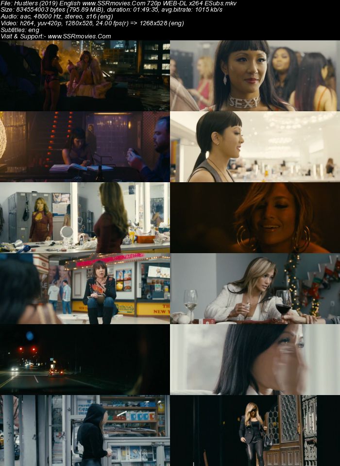 Hustlers (2019) English 480p WEB-DL x264 350MB ESubs Movie Download