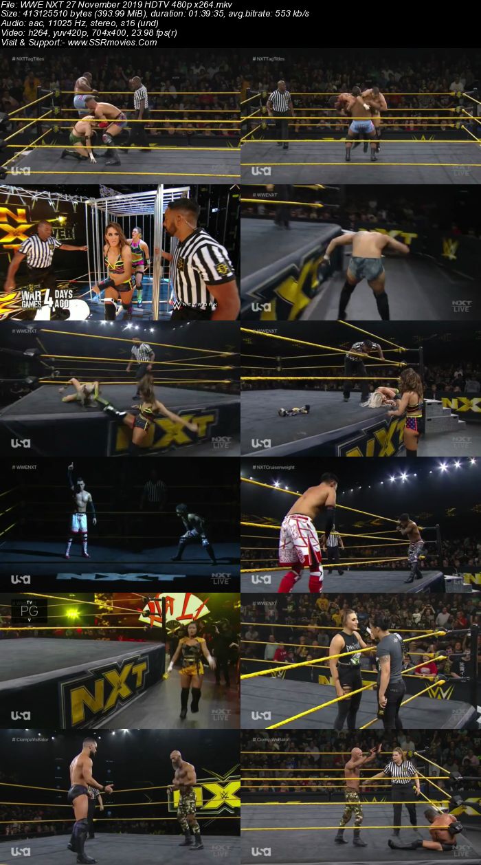 WWE NXT 27 November 2019 HDTV 480p Full Show Download