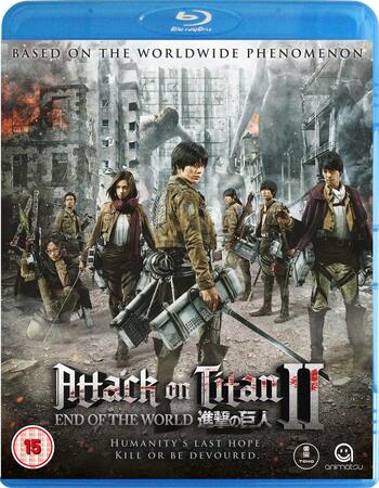 Attack on Titan 2 2015 720p BluRay ORG Dual Audio In Hindi Japanese