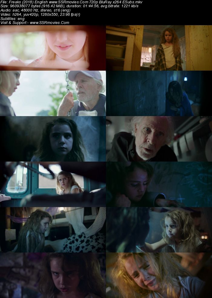 Freaks (2018) English 480p BluRay x264 300MB ESubs Movie Download