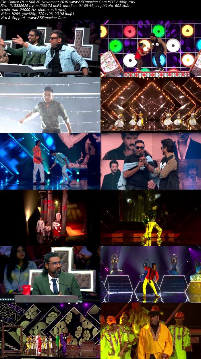 Dance Plus S05 30 November 2019 HDTV 480p 720p Download