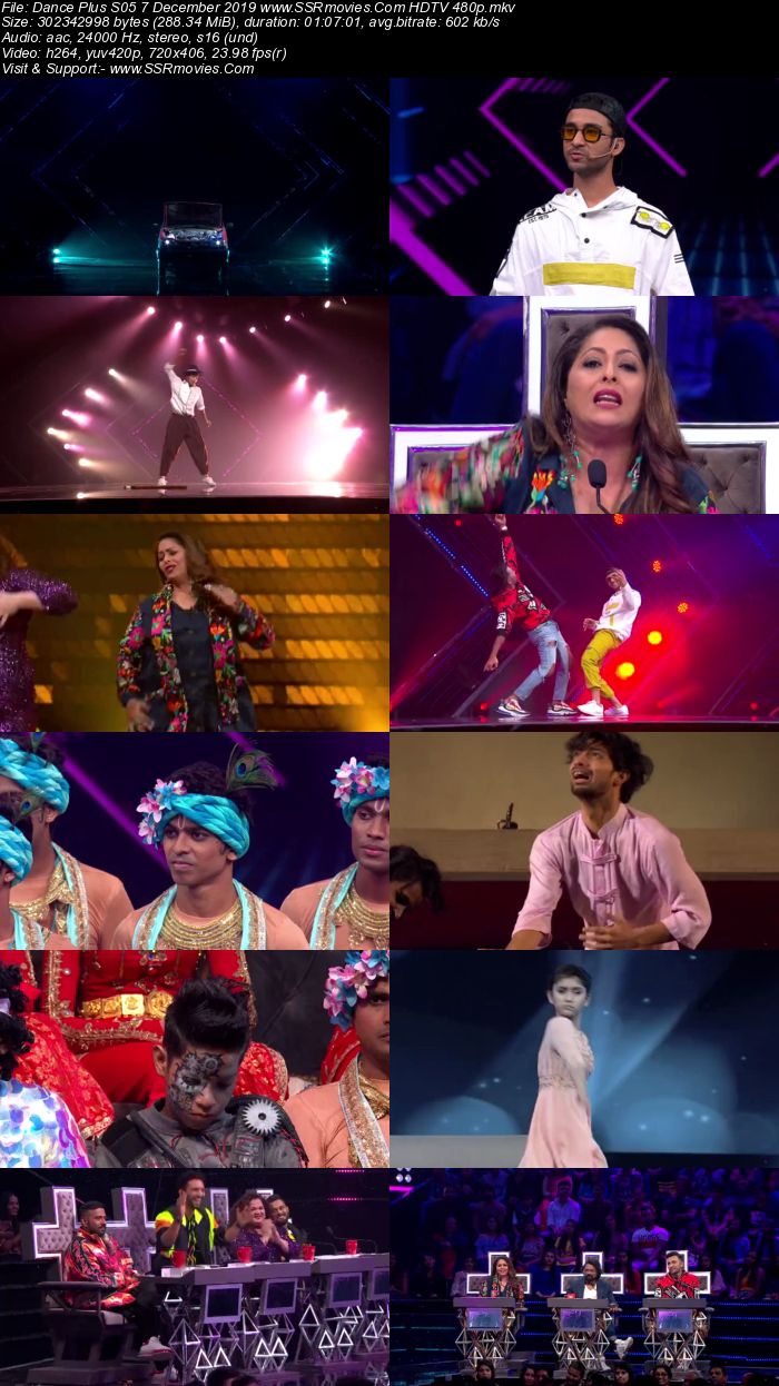 Dance Plus S05 7 December 2019 HDTV 480p 720p Download