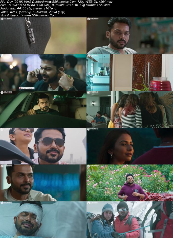 Dev (2019) Hindi Dubbed 720p HDRip 1.1GB Full Movie Download