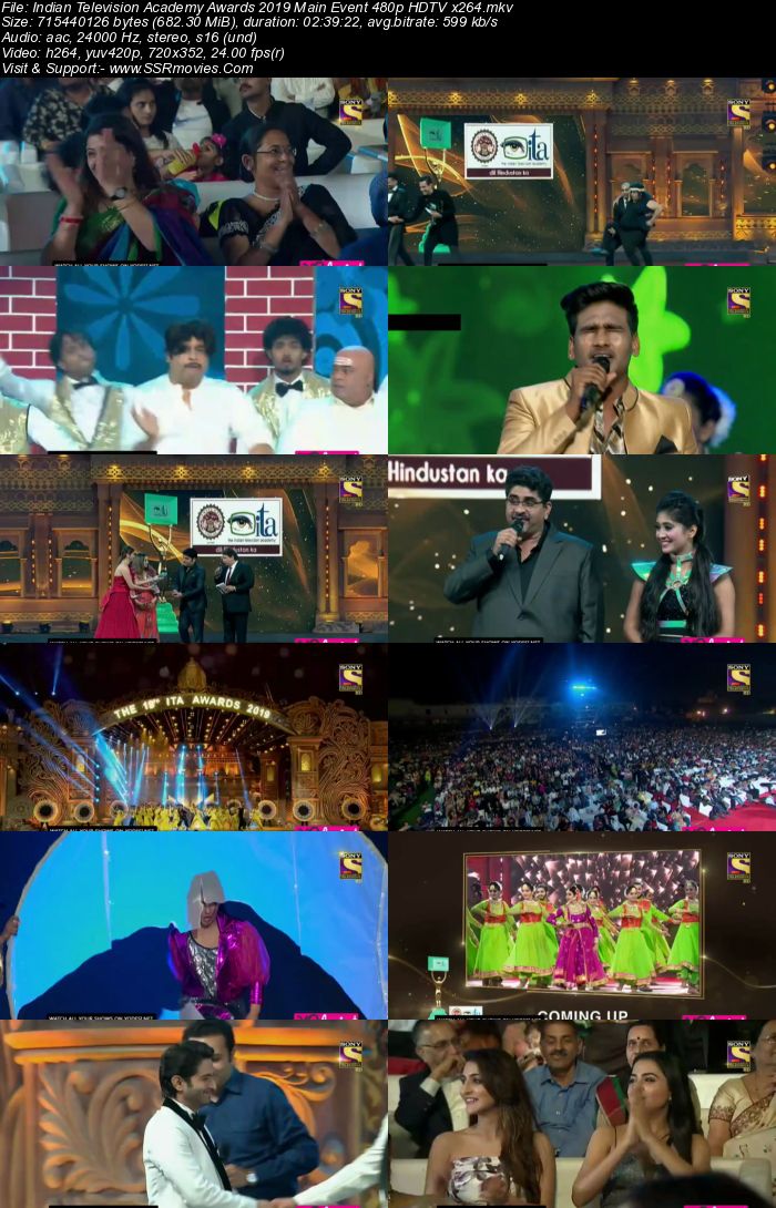 Indian Television Academy Awards 2019 Main Event 480p 720p HDTV x264