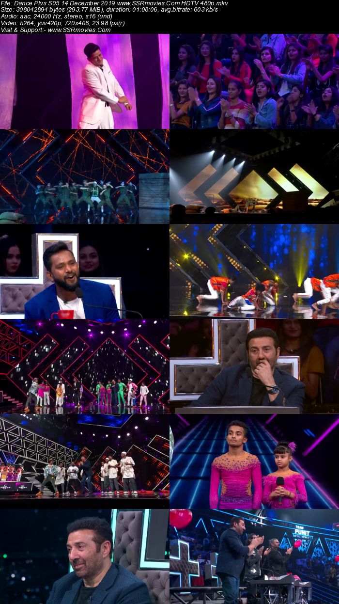 Dance Plus S05 14 December 2019 HDTV 480p 720p Download