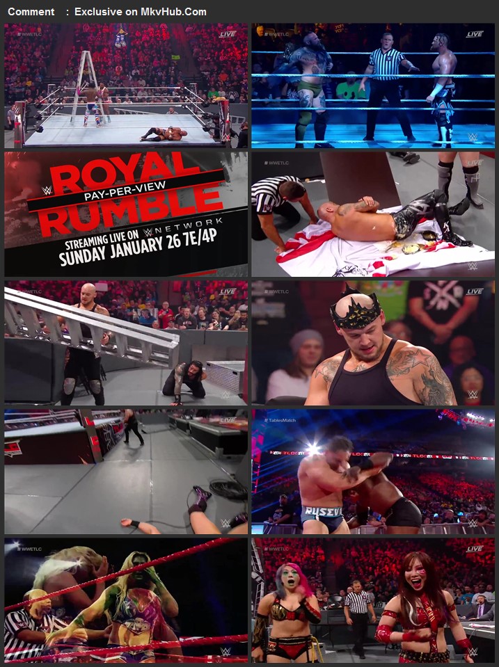 WWE TLC Tables, Ladders & Chairs 2019 720p PPV WEBRip Full Show Download