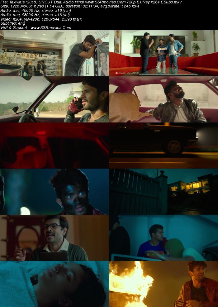 Taxiwaala (2018) Dual Audio Hindi 480p HDRip x264 400MB Full Movie Download