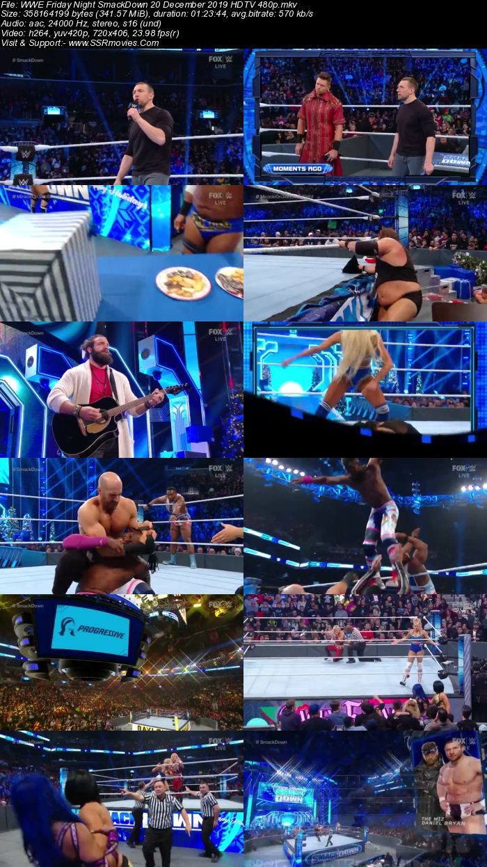 WWE Friday Night SmackDown 20 December 2019 Full Show Download 480p 720p HDTV WEBRip