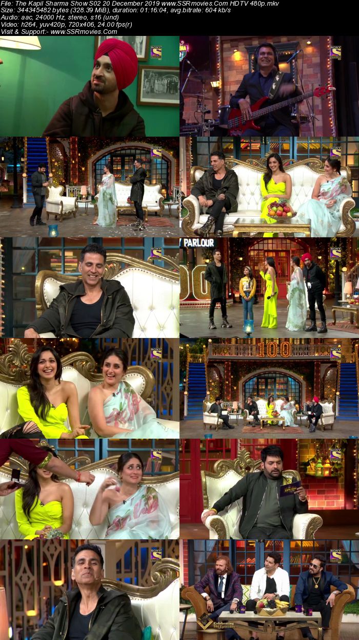 The Kapil Sharma Show S02 20 December 2019 Full Show Download HDTV HDRip 480p