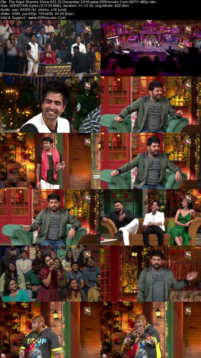 The Kapil Sharma Show S02 22 December 2019 Full Show Download HDTV HDRip 480p