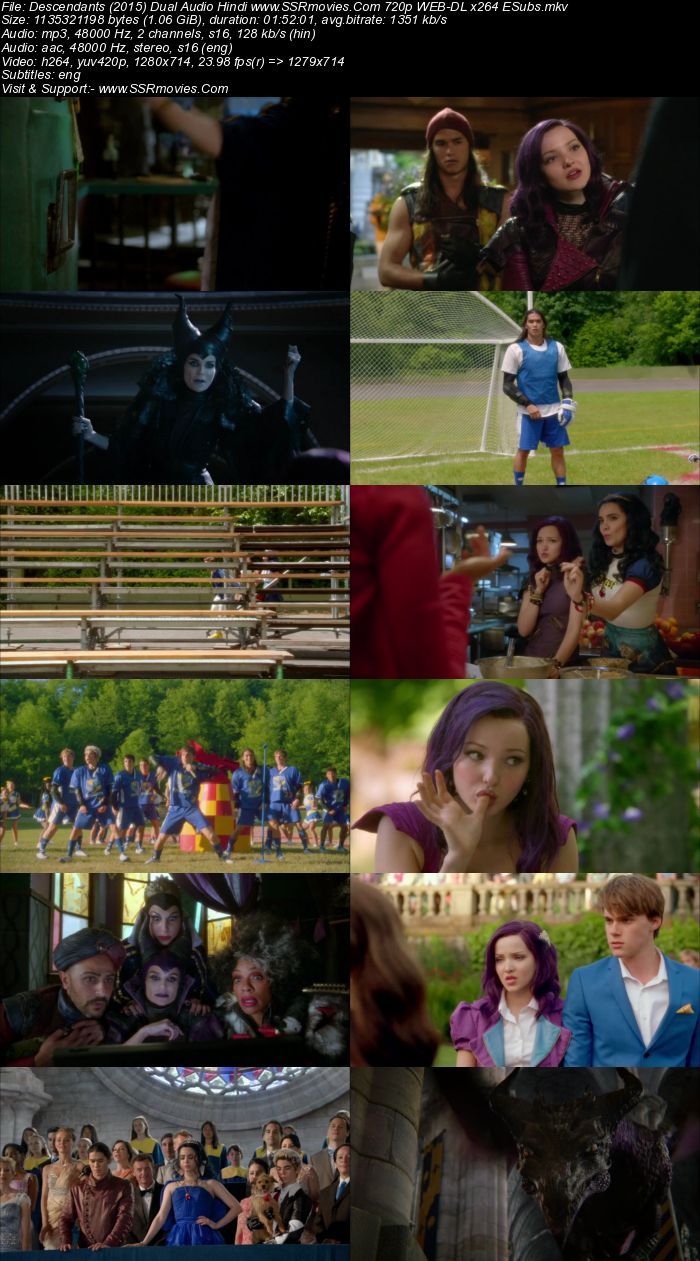 Descendants (2015) Dual Audio Hindi 480p WEB-DL x264 400MB Full Movie Download