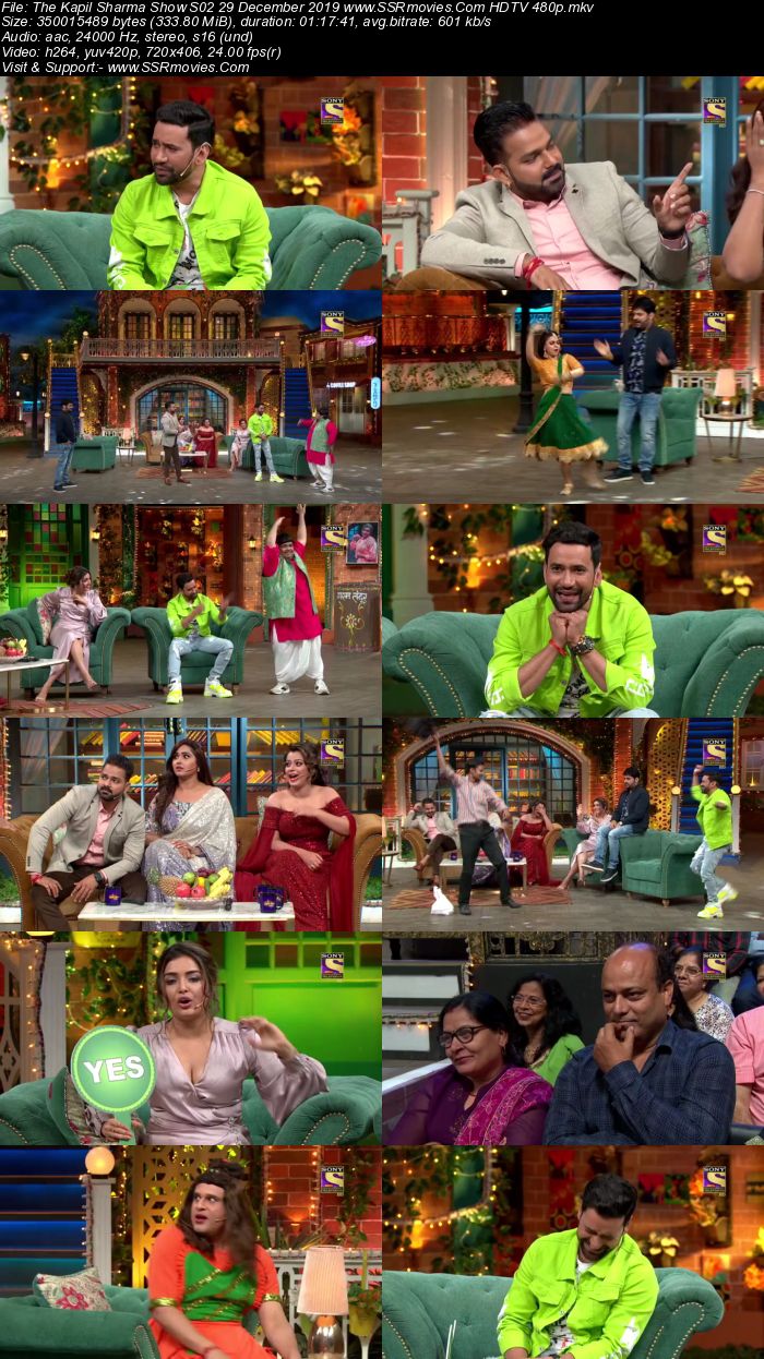 The Kapil Sharma Show S02 29 December 2019 Full Show Download HDTV HDRip 480p