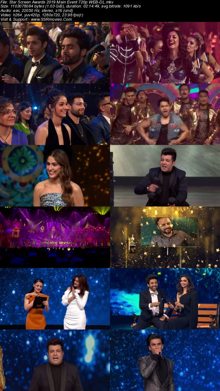 Star Screen Awards 2019 Main Event 480p 720p HDTV x264 1GB Download Star Screen Awards 2019 Main Event 480p 720p HDTV x264 1GB Download