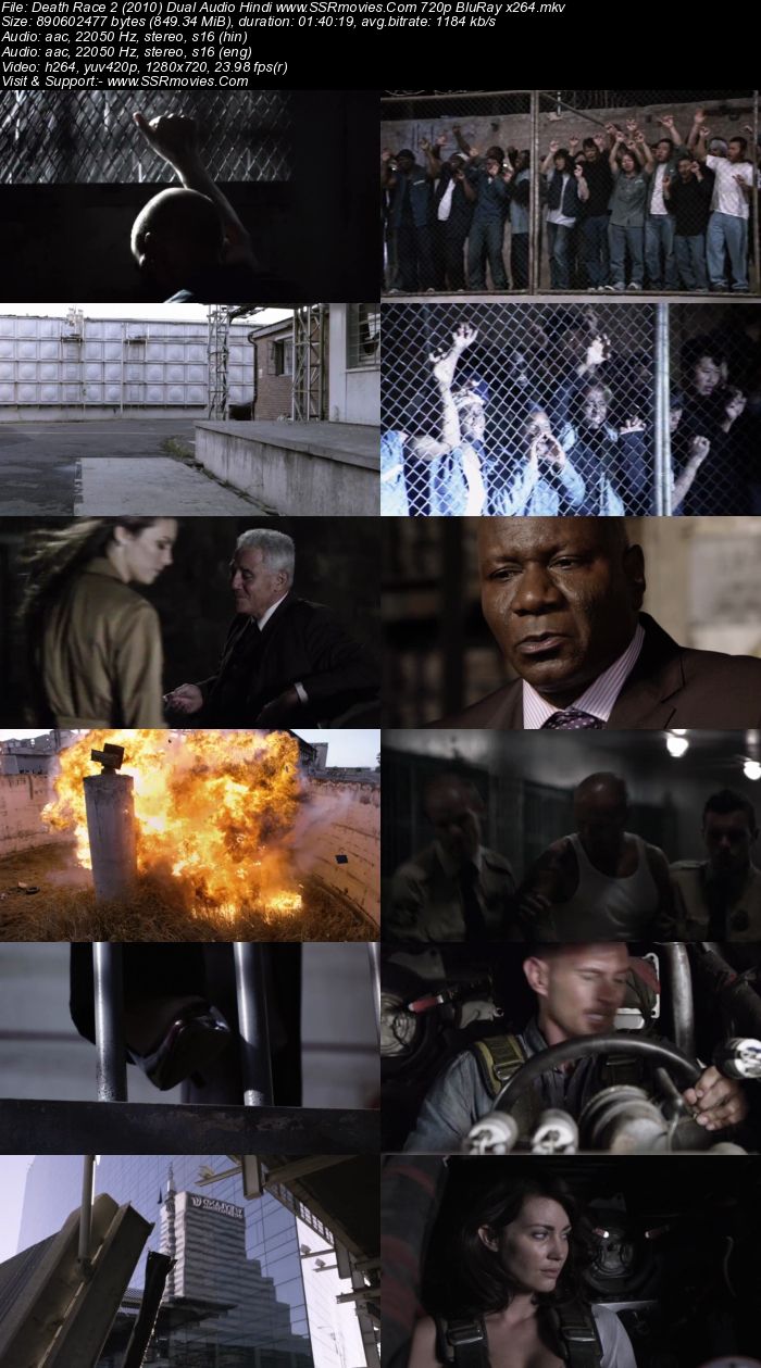 Death Race 2 (2010) Dual Audio Hindi 480p BluRay x264 300MB Full Movie Download Death Race 2 (2010) Dual Audio Hindi 480p BluRay x264 300MB Full Movie Download