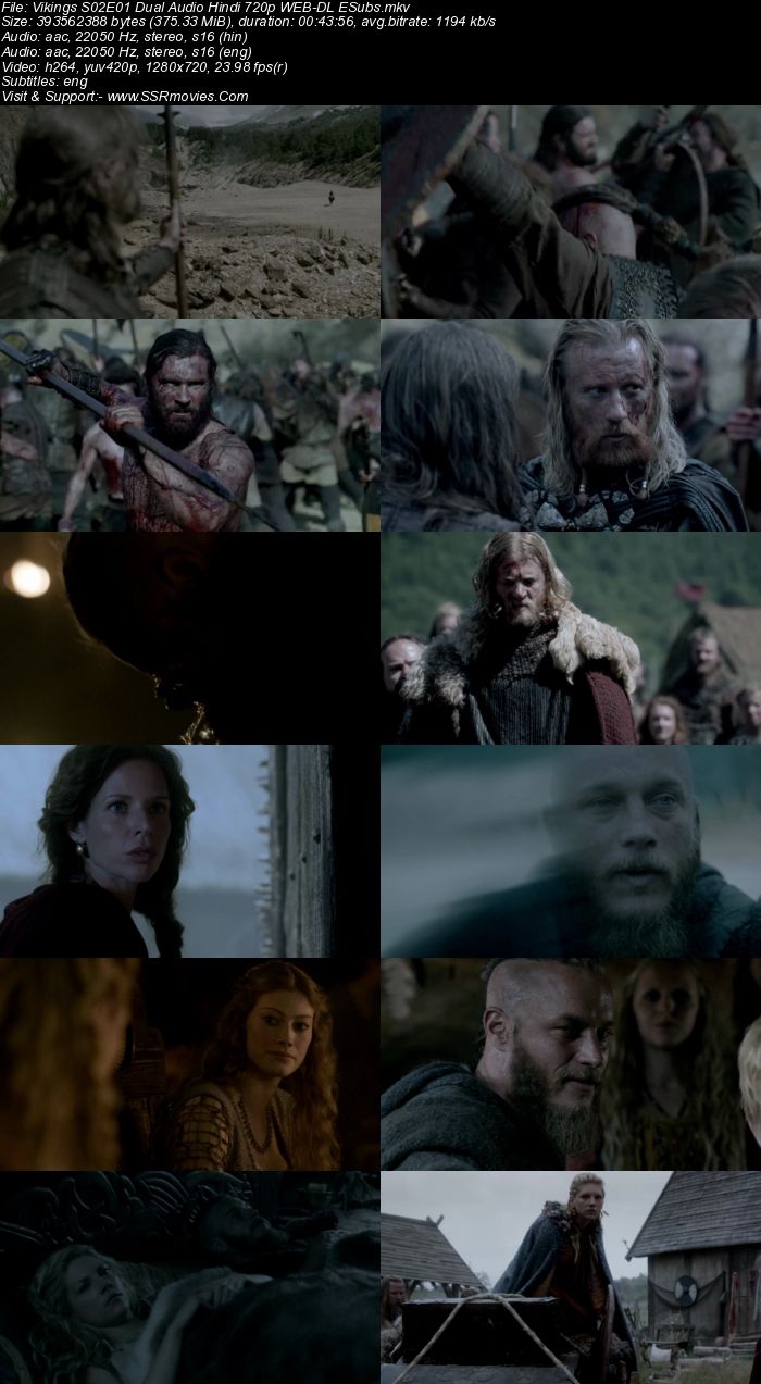 Vikings S02 Complete Dual Audio Hindi 720p 480p WEB-DL 3.7GB ESubs Download