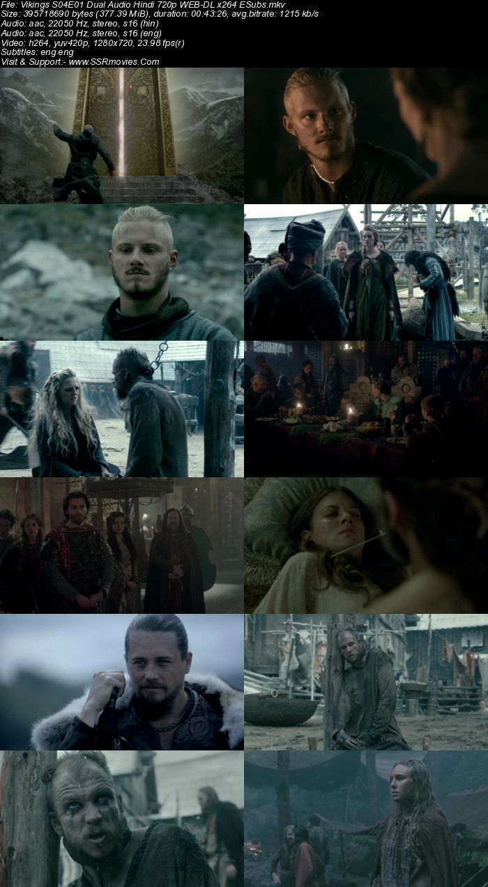 Vikings S04 Complete Dual Audio Hindi 720p 480p WEB-DL 7.2GB ESubs Download