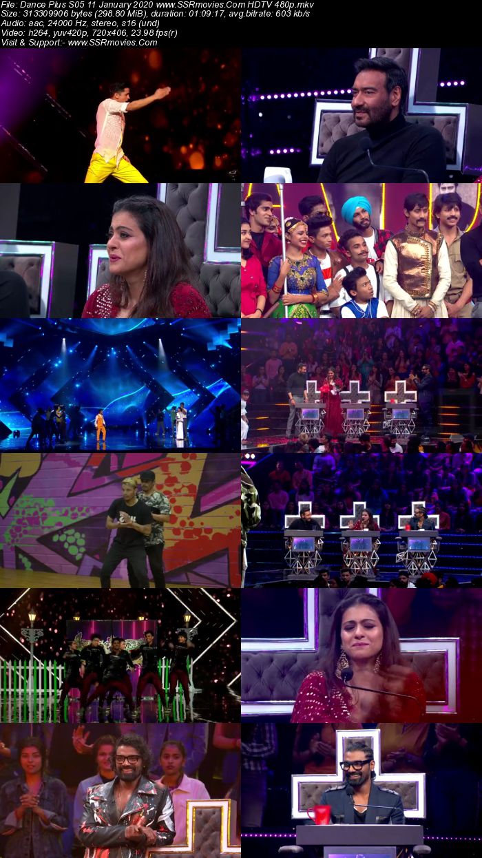 Dance Plus S05 11 January 2020 HDTV 480p 720p Download