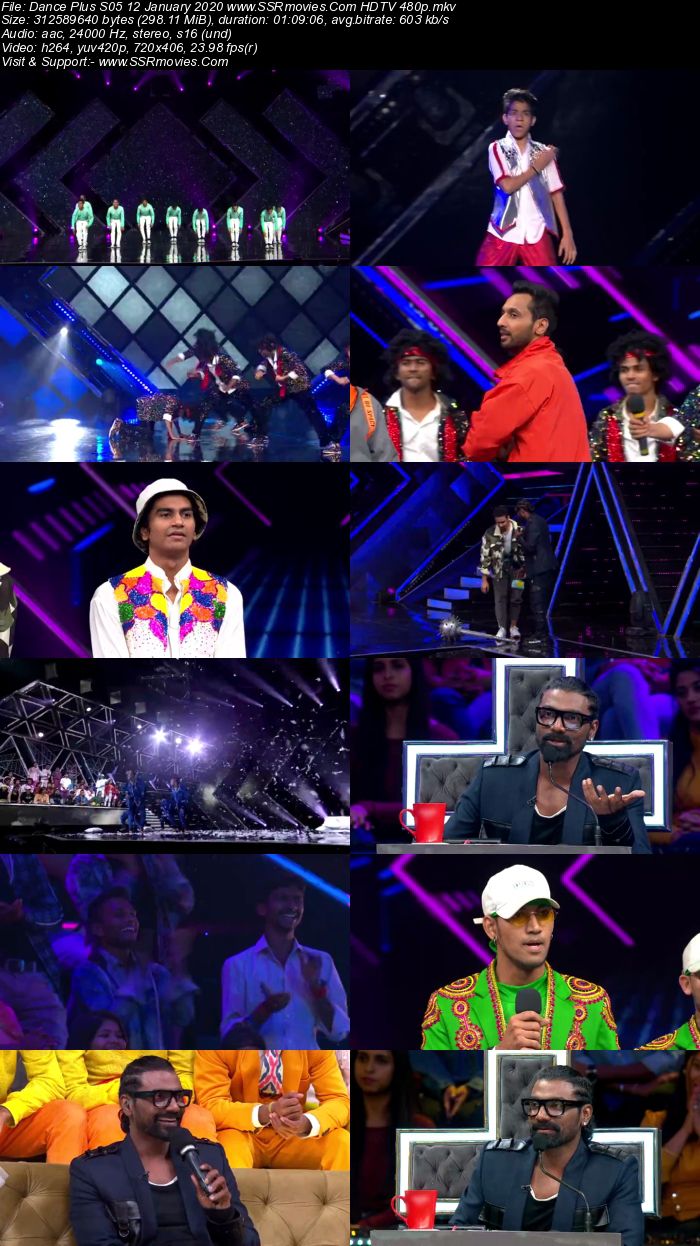 Dance Plus S05 12 January 2020 HDTV 480p 720p Download