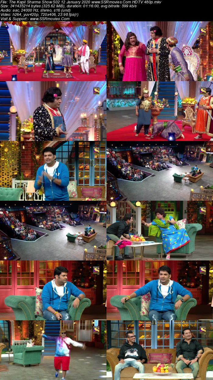 The Kapil Sharma Show S02 12 January 2020 Full Show Download HDTV HDRip 480p