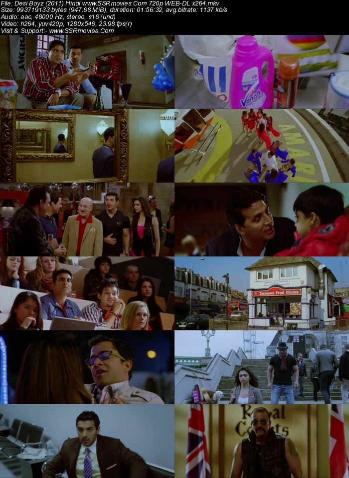 Desi Boyz (2011) Hindi 720p WEB-DL x264 950MB Full Movie Download