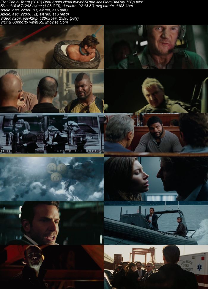 The A-Team (2010) Dual Audio Hindi 480p BluRay x264 450MB ESubs Full Movie Download